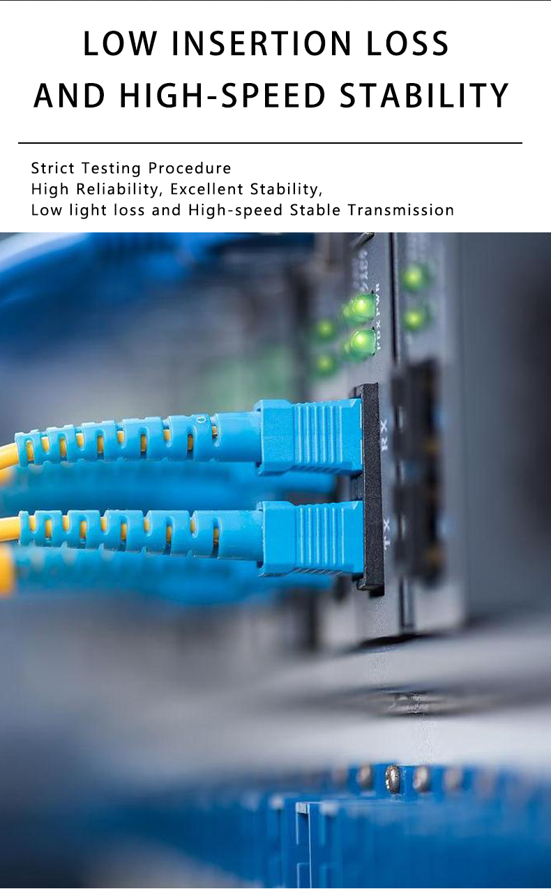 Custom Length Fiber optic patch cord Simplex SC SC UPC/APC G652D 9/125 SM Optical Fiber