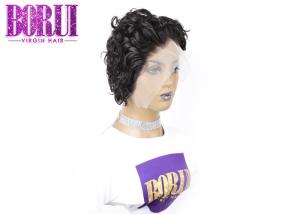 Quality Curly Pixie Cut Custom Lace Wigs Brazilian Short Bob 13*4 Front Wig With Baby Hair wholesale