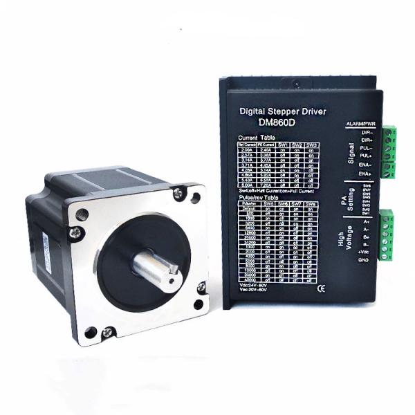 86HS156-5504 Nema 34 12nm High Torque Stepper Motor And Driver 1200 Oz-In 5.5A