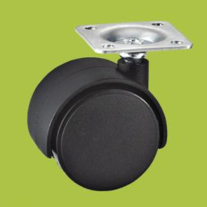 Quality furniture casters swivel top plate black caster colorful wholesale