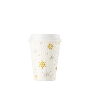 Quality Food Grade Double Wall Embossed Paper Cups With FSC Certified Customized wholesale