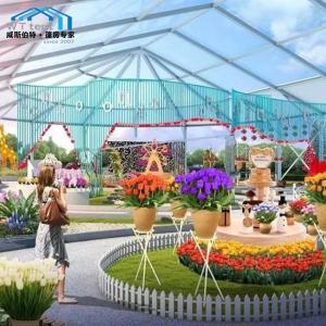 Quality Large White Wedding Tent Aluminum Clear Roof 500 Seater Capacity wholesale