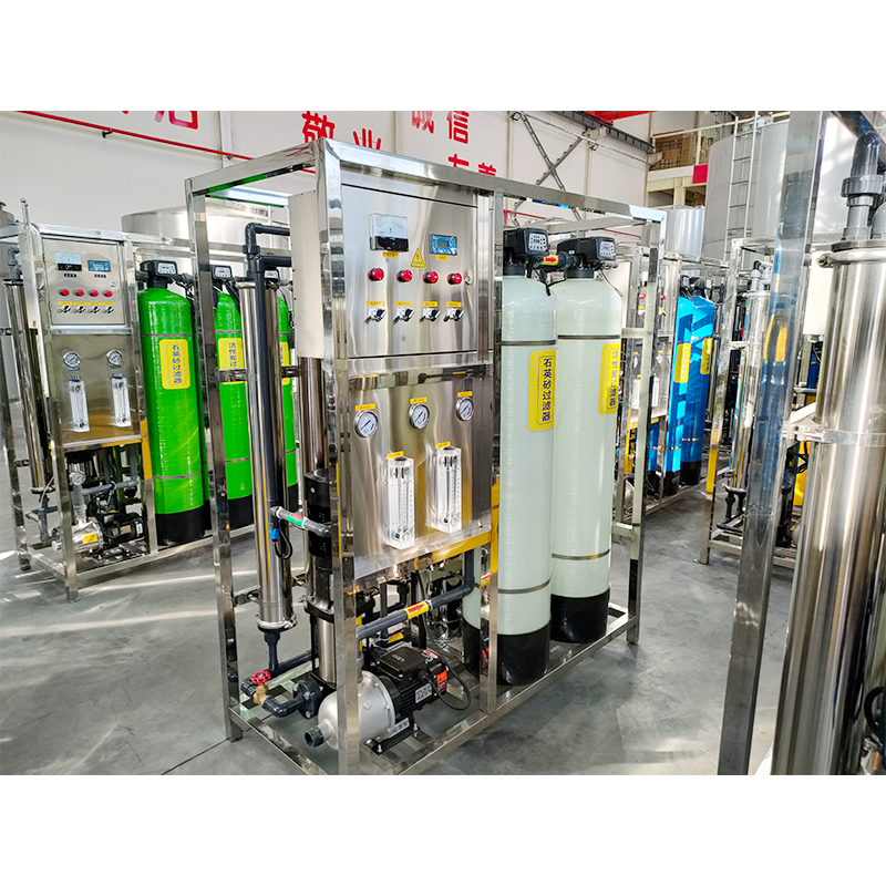 1500*600*1700mm Industrial RO Water Purification Plant With Stainless Steel FRP Vessel