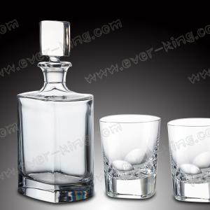 Quality Clear Vodka 500ML Custom Glass Bottles For Liquor wholesale