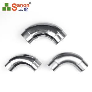 Quality 316 Stainless Steel Elbow Welding Connection , SS Baluster Angle Joint wholesale