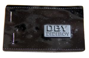 Quality Personalized Embossed Leather Patches PU Leather Alloy Metal Plated Embossed Logo wholesale