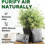 Refrigerator Deodorizer 12-Pack Bamboo Charcoal Air Purifying Bags for Shoes and