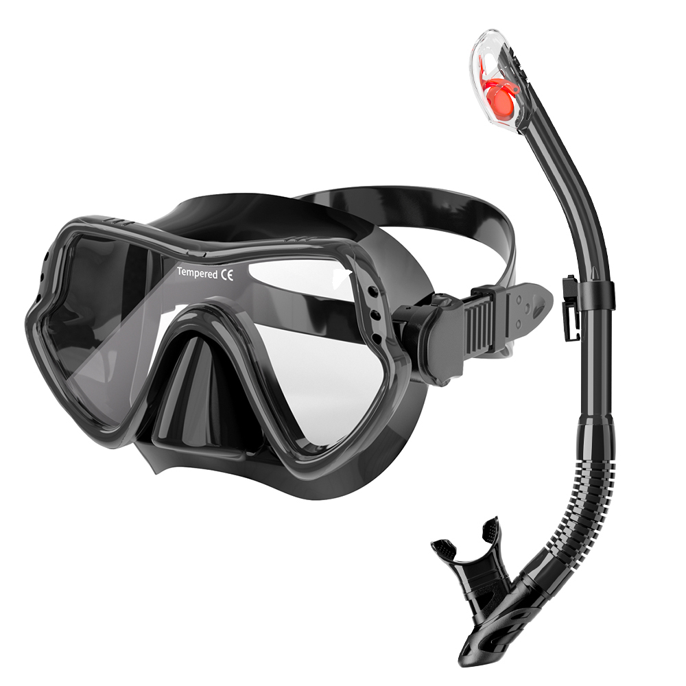 Polarized Women'S Snorkel Set Nearsighted Mask UV Resistant Custom