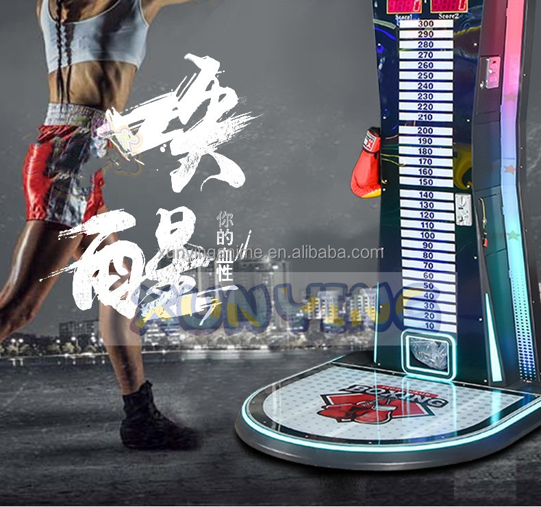 Spider Box Meter Punching Arcade Game Metal Plastic Material