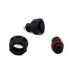 14 AWG Circular Electrical IP67 Waterproof Connectors 3 Pin