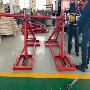 Quality 8Ton Cable Drum Stand Lifting Jack Transmission Overhead Line Tool wholesale