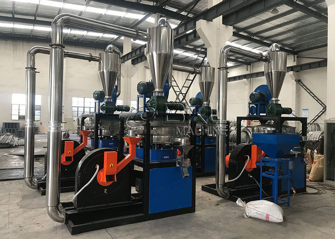 Milling Grinding Pvc Plastic Pulverizer Machine Water Cooling