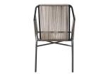 Balcony Aluminum Rope UV Resistant Outdoor Table Chairs