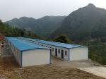 light steel structure EPS/rockwool sandwich panel prefab house for sale