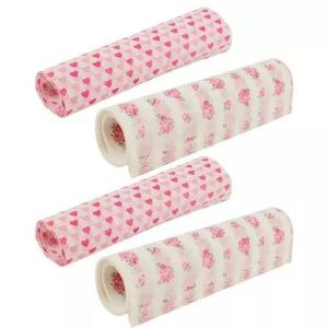 Quality Pink Gift Tissue Paper Kraft Wrapping Paper Rolls Waterproof Custom Logo Printed wholesale
