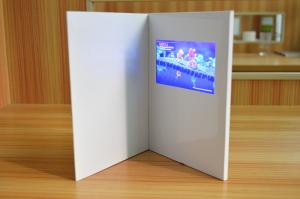 Quality Paper Material Video Greeting Card Recharge Brochure With Video Screen wholesale