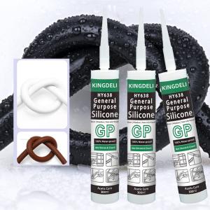 Quality Waterproof Silicone Glass Glue , Clear Silicone Sealant For Caulking wholesale