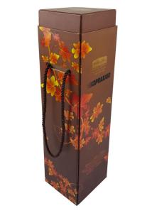 Quality High Quality Luxurious Rigid Cardboard Material Gold Foil Hot Stamping Customized Wine Gift Box Packaging wholesale