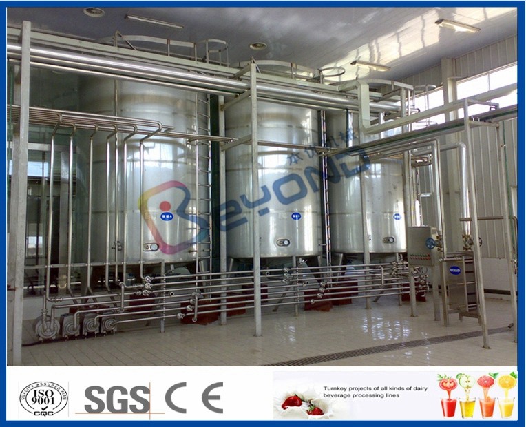 Custom Size Dairy Processing Plant Milk Processing Machine Low Consumption
