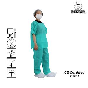 Quality Nonwoven Polypropylene Long Disposable Lab Coat Hospital Pants wholesale