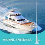 156-163MHz Ship Boat Marine Antenna VHF Top Quality Fiberglass Material fm