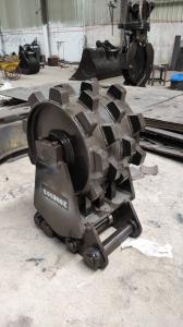 Quality Heavy Duty Hyundai Q345B 600mm Excavator Compaction Wheel wholesale