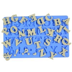Quality Silicone Baking Utensils Cake Baking Tool Food Grade Mat 3d Capital Letters Fondant Molds wholesale