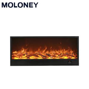 Quality 1000mm Electric Wood Burning Fireplace Wall Insert Remote Control wholesale