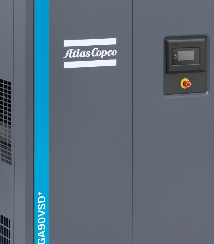 90kw Atlas VSD Plus GA 90+VSD Atlas Screw Air Compressor Frequency conversion