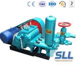 Horizontal Drill Rig Concrete Grout Pump , SBW Triplex Plunger Electric Cement