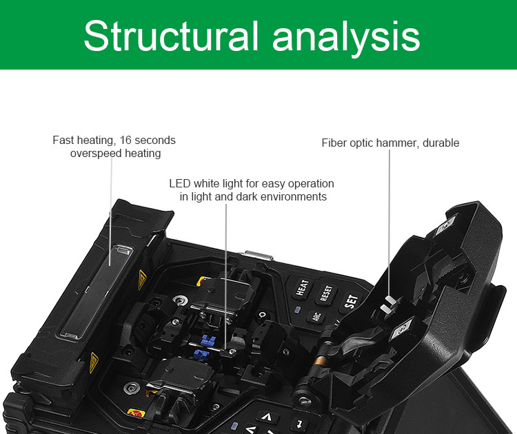 Automatic Core Alignment Splicing Fiber Optic Fusion Machine