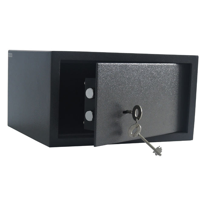 Heavy Duty Cash Safe Box 8.4kg Gray Black Document Safe Box