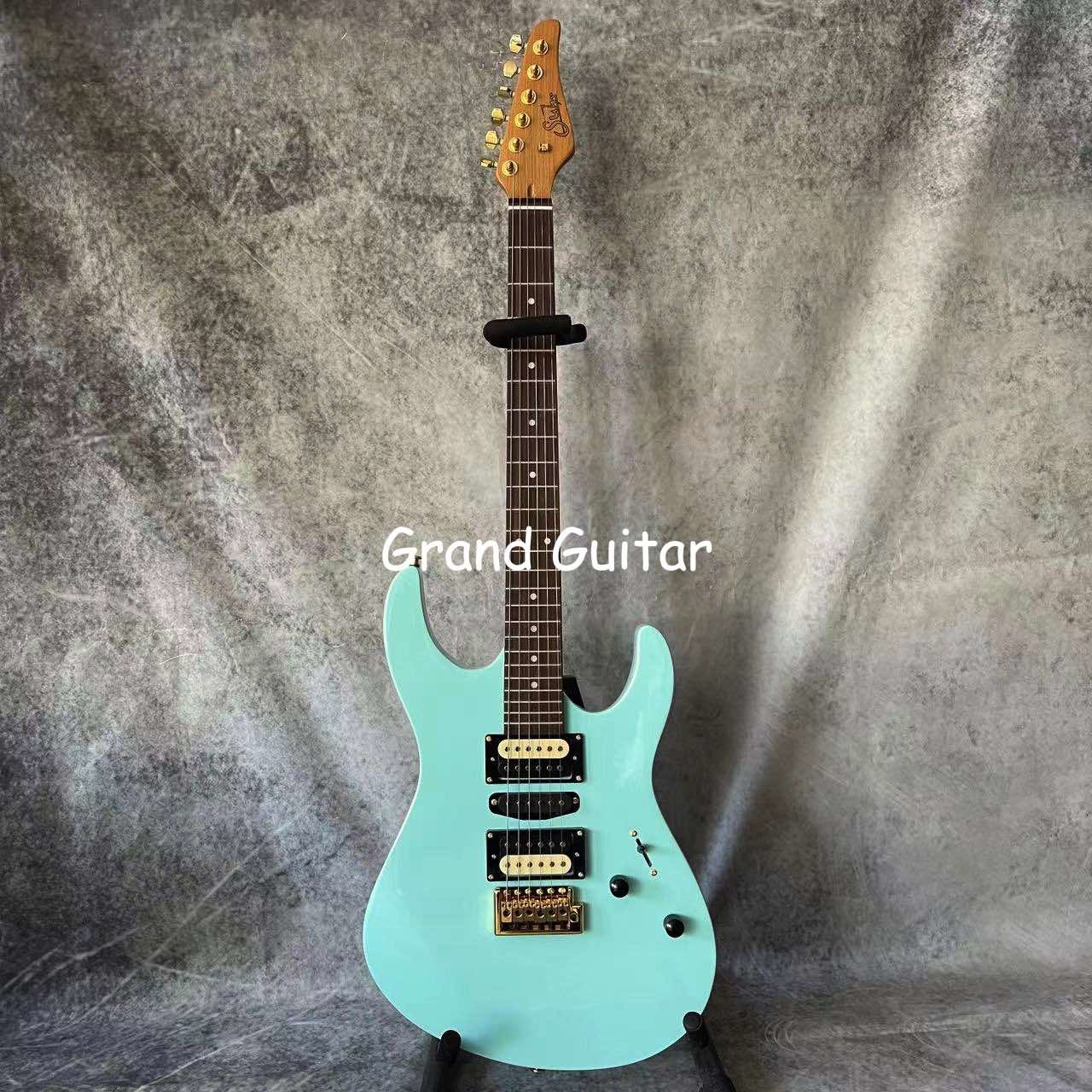 Custom 6 strings suhr style roasted neck locking tuner stainless frets electric guitar