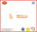 Gold Metal Aglet Colored Cotton Flat Drawstring Cord