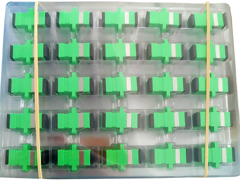 5 Blue Square Simplex UPC FC Optic Fiber Adapter for FTTH Used Feature FTTH