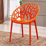 Hollow Officeworks Plastic Chairs With Excellent Load - Bearing Capacity