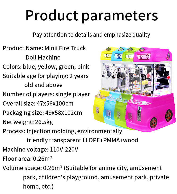 Fashionable And Creative Mini Fire Truck Fun To Catch Babies And Parent Child Interaction