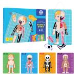 Body Parts Organs Puzzle Human Anatomy Puzzle Toys Boy Girl Anatomy Play Set For