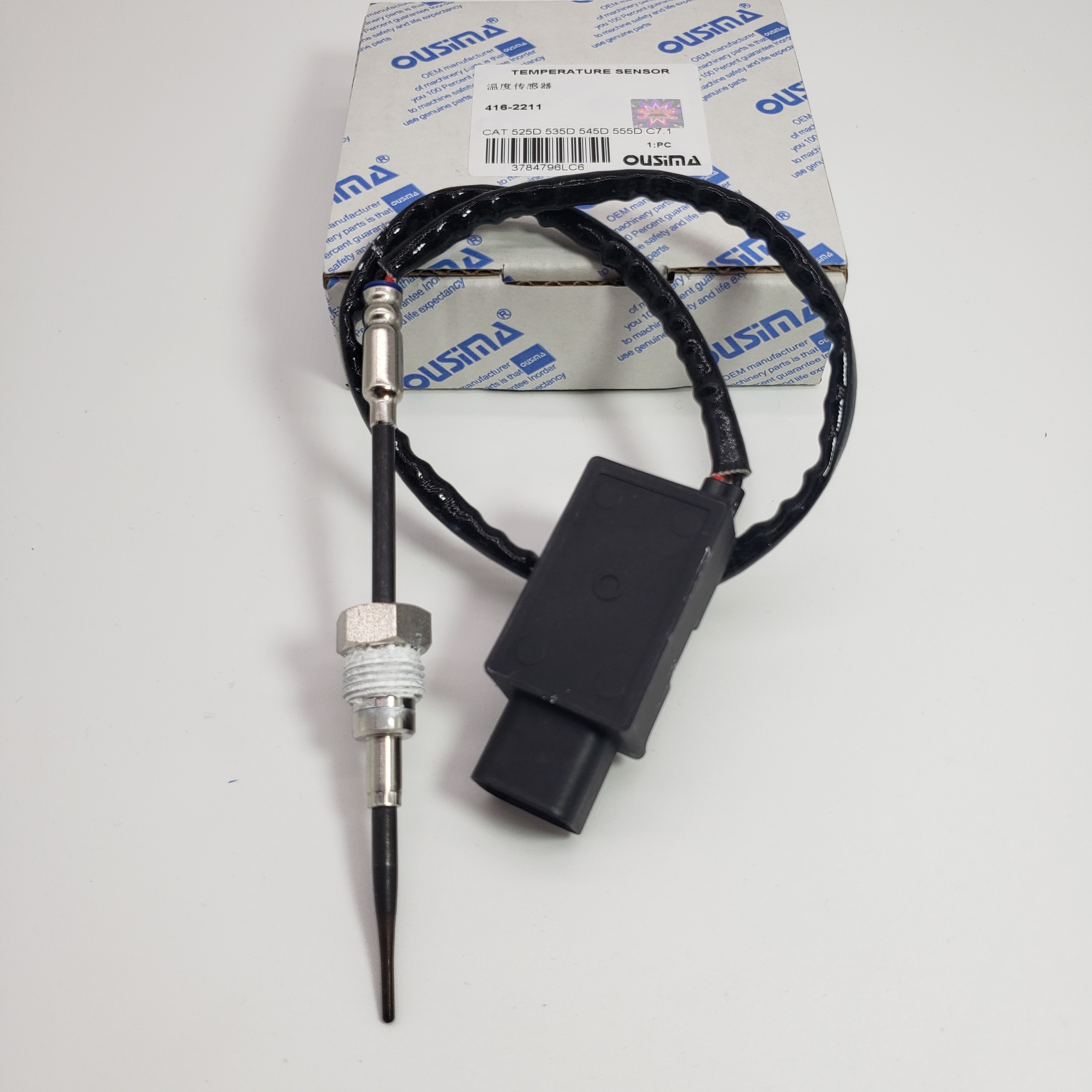 Temperature Sensor 416-2211 4162211 For CAT 535D 545D 555D C7.1