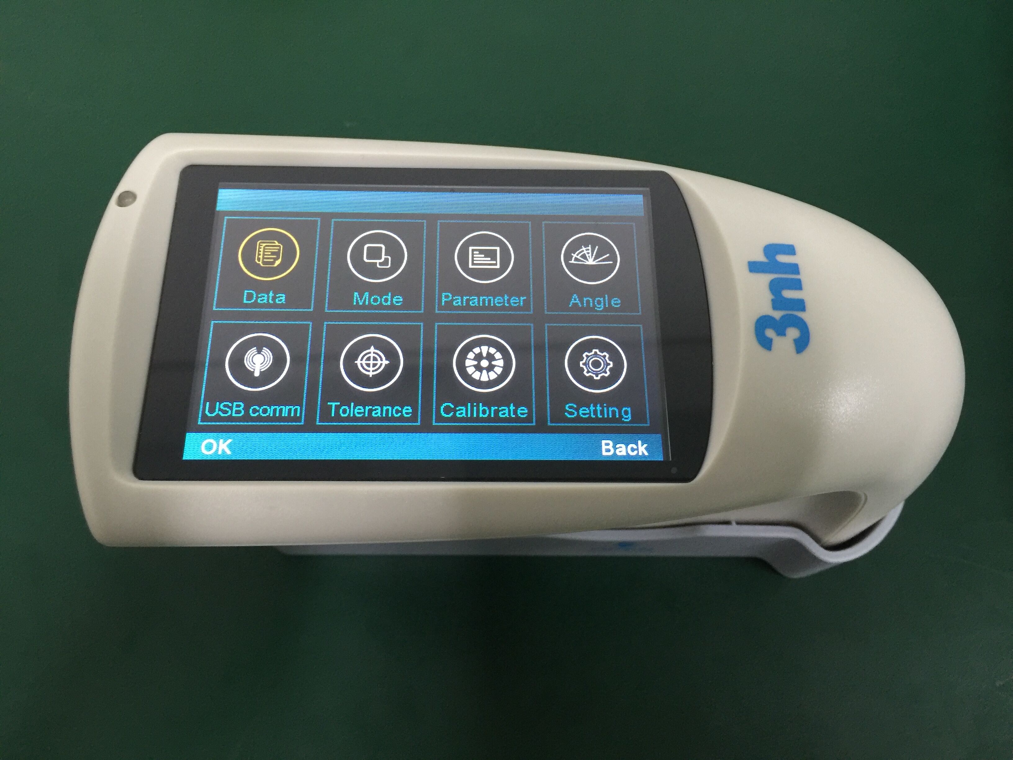 60 degree digital glossmeter 1000 gu NHG60 single angle aperture gloss meter