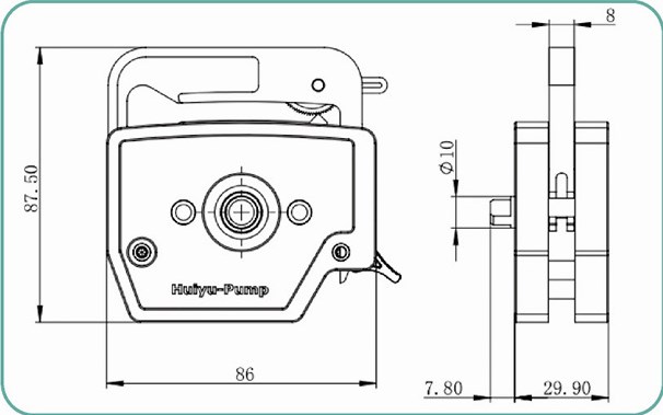 Multi-channel Pump head DG series peristaltic pump head