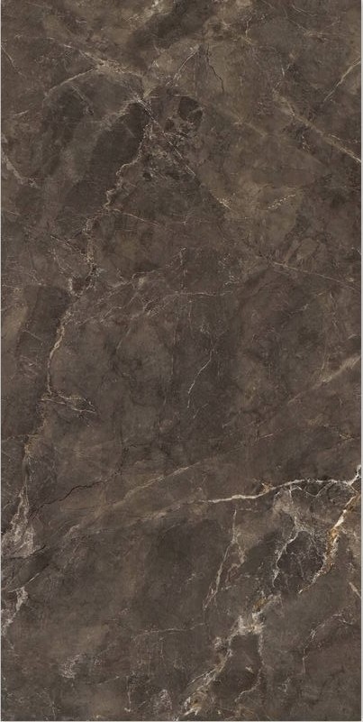 Marble Bathroom Brown Ceramic Kitchen Floor Tile / Thin Polished 90*180cm Glazed Porcelain Floor Tile