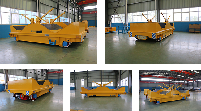 electric coil rail transfer trolley for heavy industry use steel coil electric railway flat transfer car