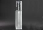 20ml 30ml Clear Frosted Cosmetic Glass Bottle Lotion Oil Foundation With Pump
