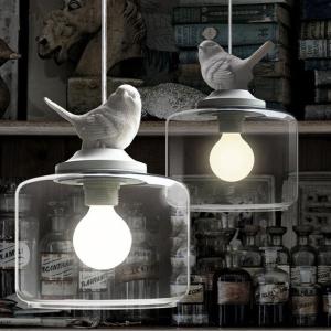 Quality Glass Pendant Lamp Lanterns Restaurant Droplight Nordic Bird Hanglight(WH-VP-151) wholesale