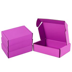 Quality Sakura Pink Kraft Paper Corrugated Storage Box For Travel / Storage wholesale