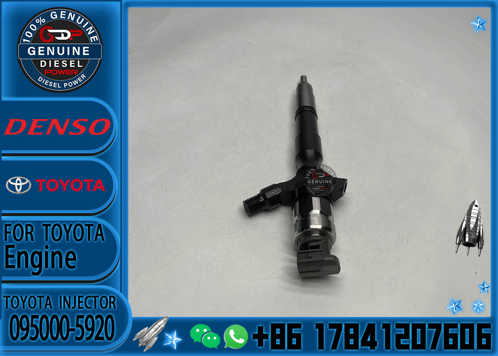 Diesel Fuel Injector Common Rail Injector 095000-5921 095000-5920 23670-09070 for Toyota 1kd 2kd