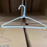 Shirt / Suit Dry Cleaner Hanger Diameter 2.5mm White Color For Laundry Store
