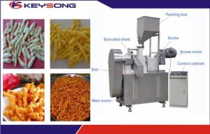 Quality Fried Kurkure Cheetos Snacks Food Extruder Making Machinery Large Output Capacity wholesale