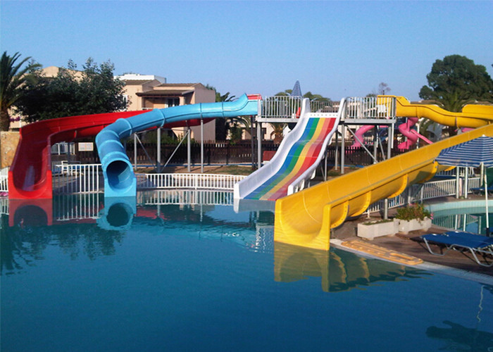 Customized Family Water Slide , Eco - Friendly Interactive Small Water Slide